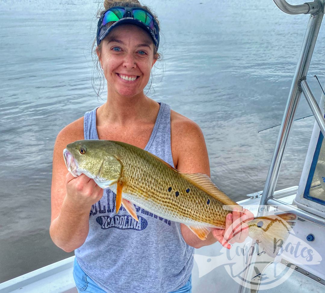 Redfish of all shapes and sizes for this Marine and his family! Top water slots All around and grinded our for a trophy redfish for his dad! Dodged thunderstorms and had a great morning with great company!