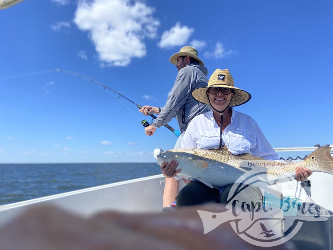 Last trophy redfish pics of the 2021 season so much fun with so many great clients thanks everyone!