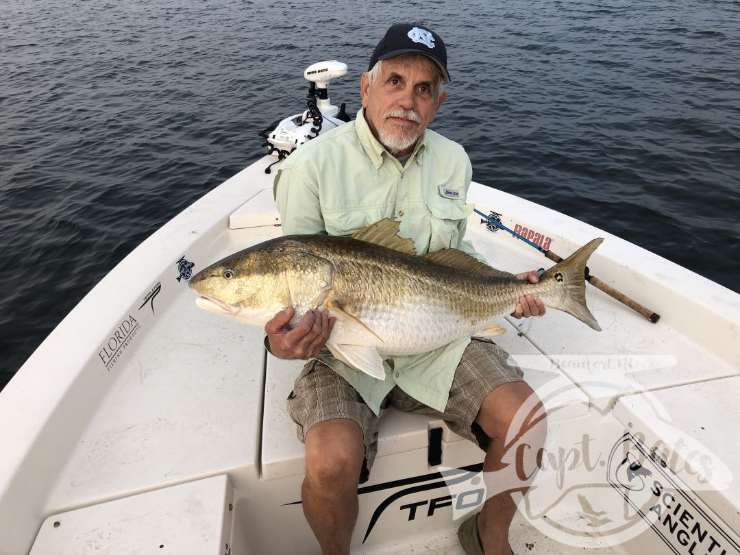 Mr John, with his first Trophy redfish, he’s waited so long for. It’s so rewarding helping anglers land the fish of a lifetime, especially when they’ve been waiting so long for it! 