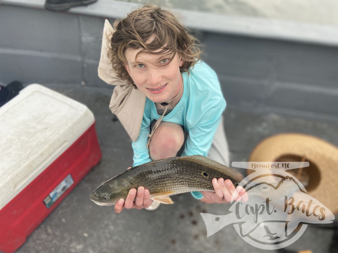 Had three young men and their dads this morning catching Spanish, flounders, bluefish and the fish they nicknamed “Loser fish”(lizard fish) 