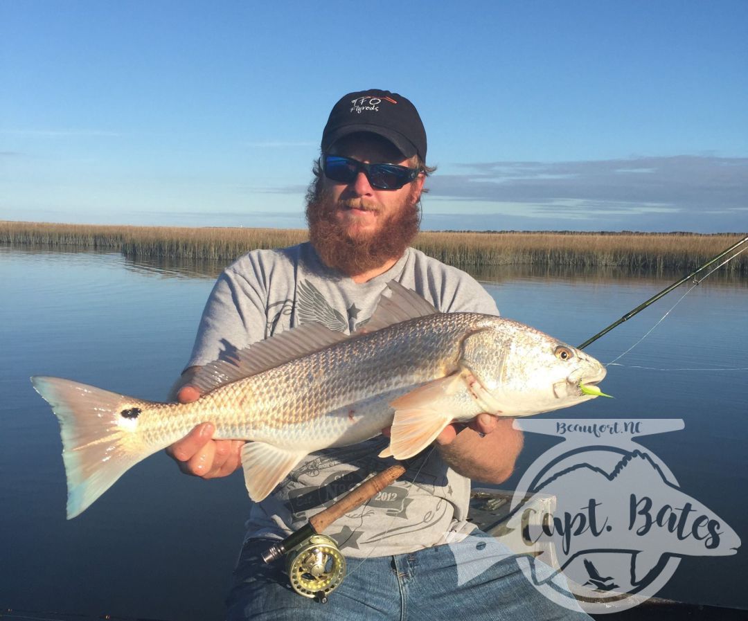 Winter time fun sight casting to redfish in a foot of water!