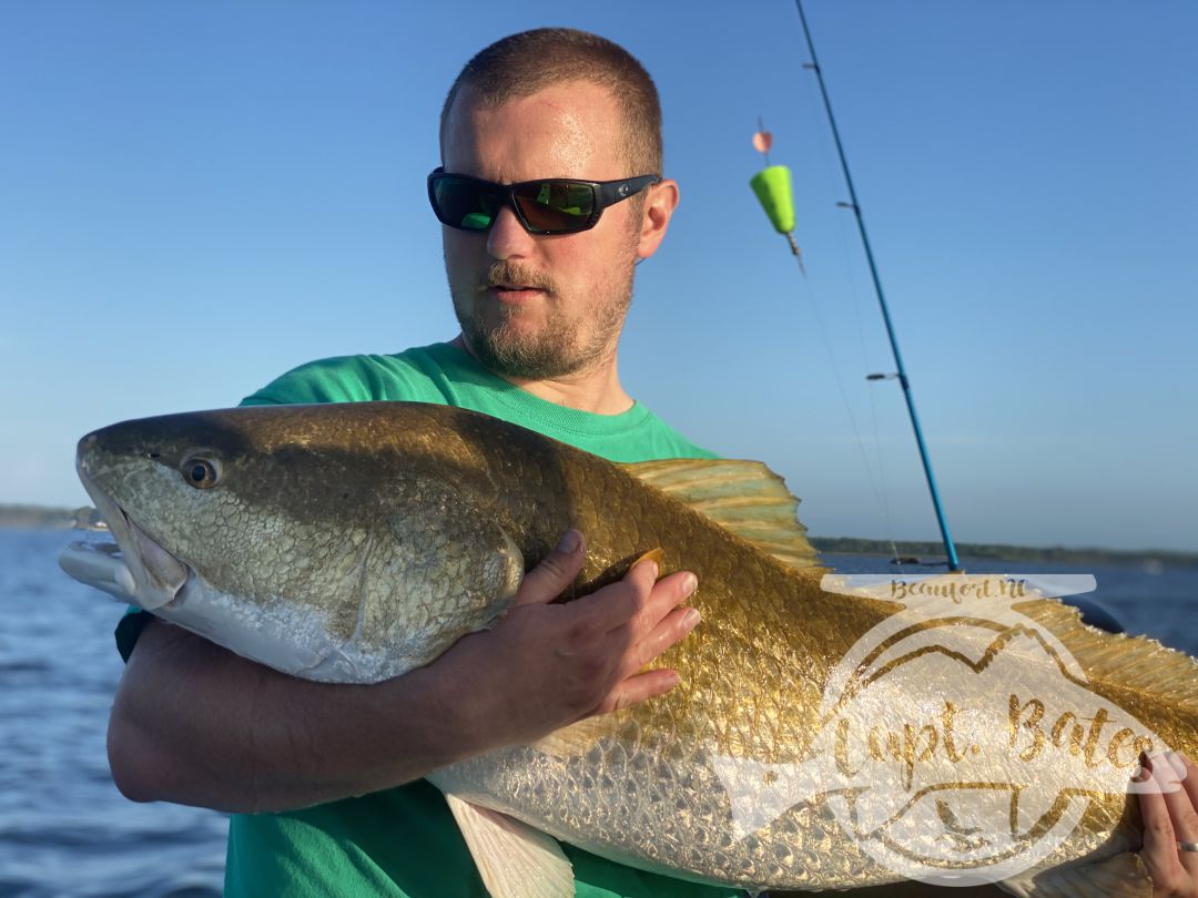 Finally the big fan shut off and we were able to get back after the trophy red fish! Hurricane 2 years ago and a bad nor Easter last year kept us from getting after em! But the Prevette’s wait finally paid off with gold!