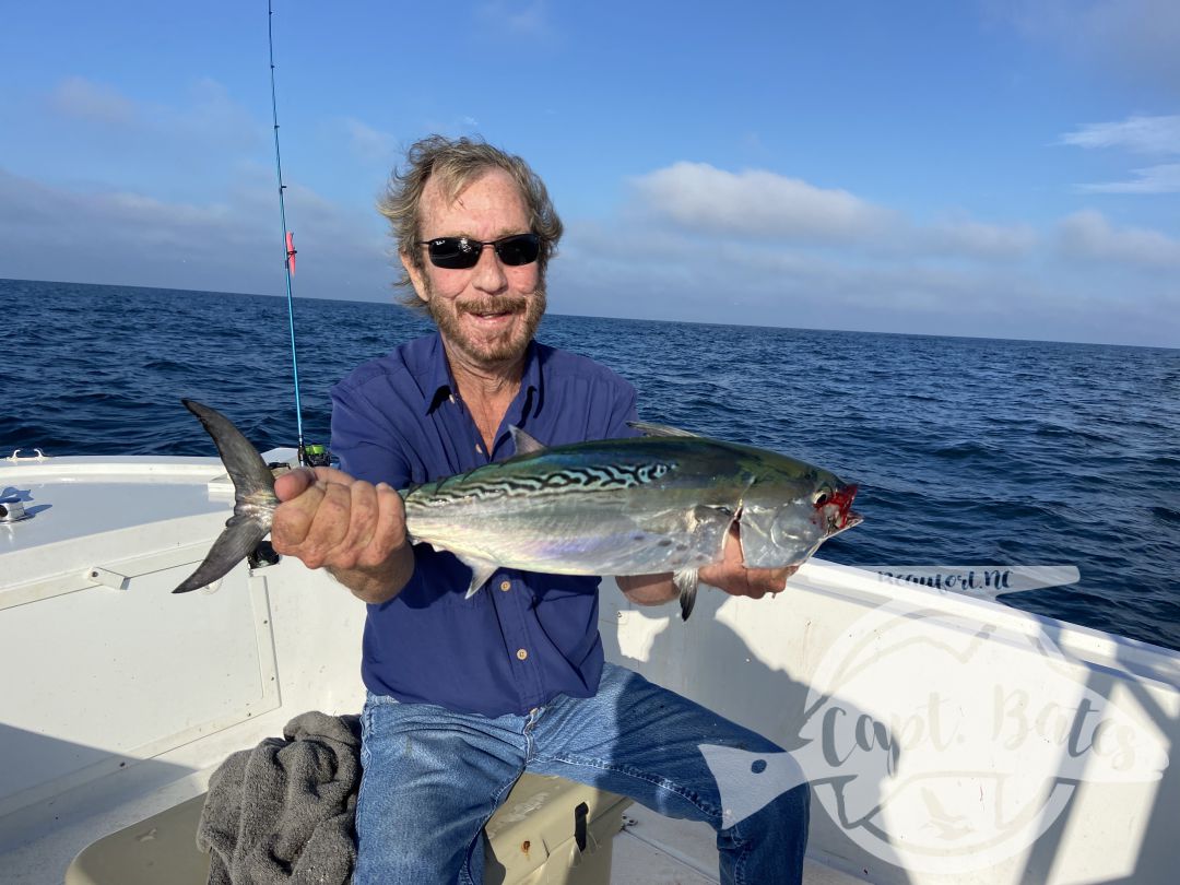 False albacore fishing remains great most days! Also seeing excellent Spanish mackerel fishing!