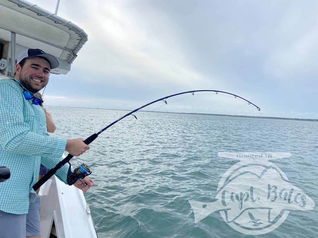 This mother and son wanted sharks and they stayed battling toothy critters all evening! A bunch nice blacktips, hammerhead, and sharp nose.