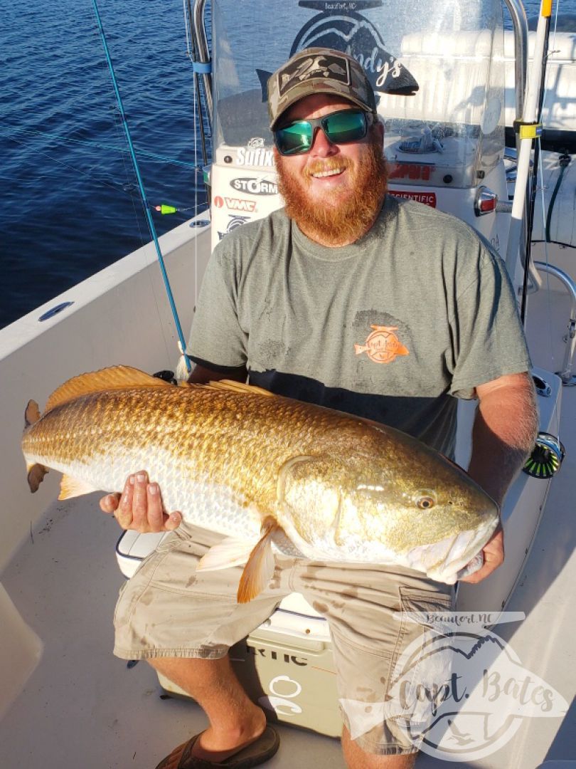 Great day trophy drum fishing on the Neuse River in North Carolina