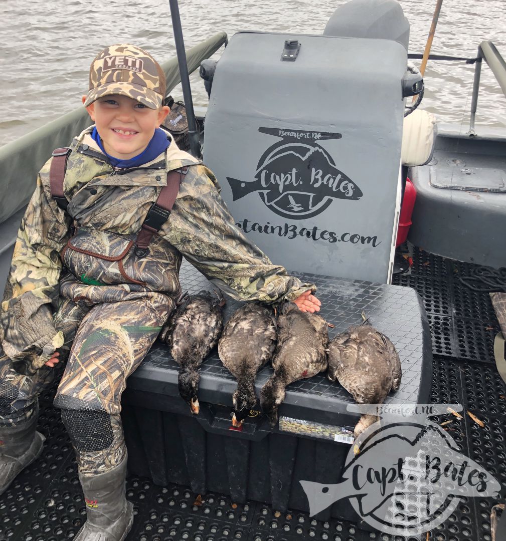 Today will be a trip I will never forget, I had the pleasure of hosting 3 generations sea ducking, with it being 8 year old Carter’s first ever duck hunt! He shot his first duck, first ducks on the wing, and first sea duck limit!! Other then sharing these moments with your own kids there is nothing like being there when the youngins get to experience all of what we love to do for the first time. Thanks for allowing me to be a part of it Cees Justen and Rick Justen, helluva a job Carter! I think he’s ruin’t.