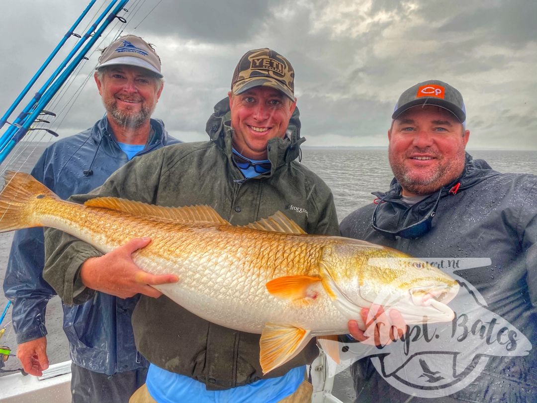 I don’t even know where to start with today’s report...rain band looked like it was going to push north and get out of the way early, it hit the river and grew. We stopped and threw some topwater at trout waiting for it to pass, missed a handful of trout blow ups. Decided to go big redfish corking and found some in the heavy rain. 

Changed gear for a little bit when it slicked out and everyone caught slot redfish on topwater. Mr lee missed a blowup and his buddy asked if he wanted him to show him, the fish, Lee told him ya, well he did! He threw over to the same spot hooked the fish and it had a $100 tag in it! 