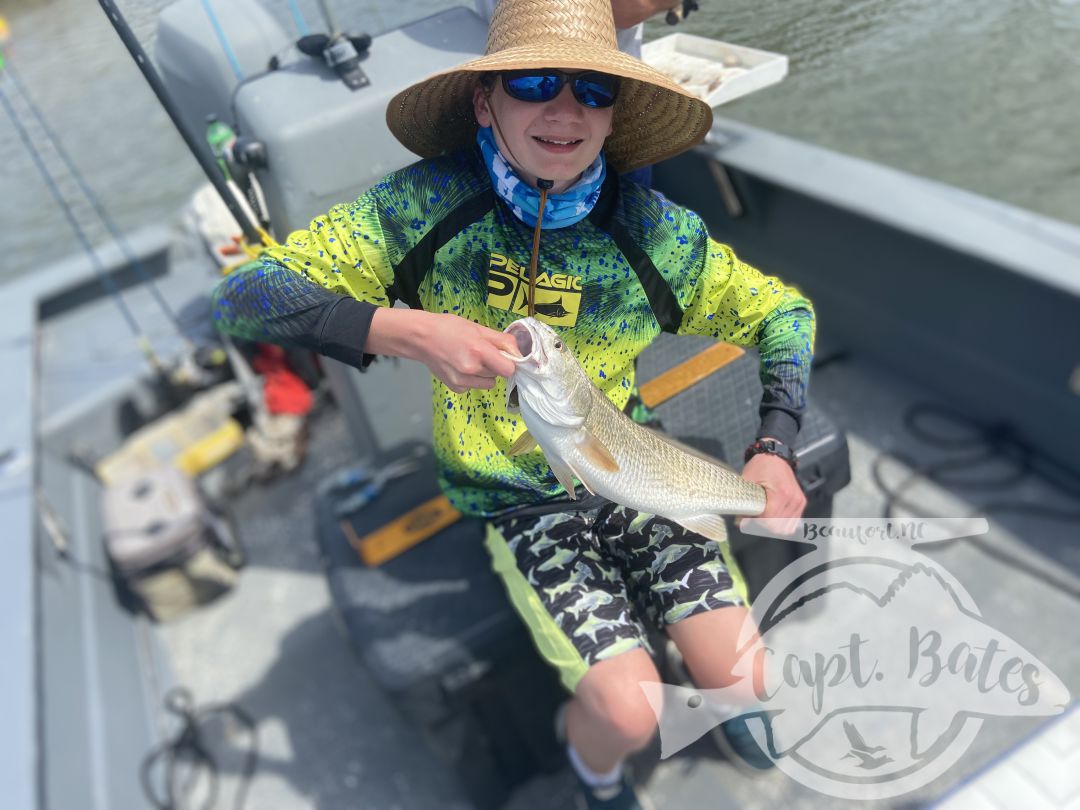 Had three young men and their dads this morning catching Spanish, flounders, bluefish and the fish they nicknamed “Loser fish”(lizard fish) 