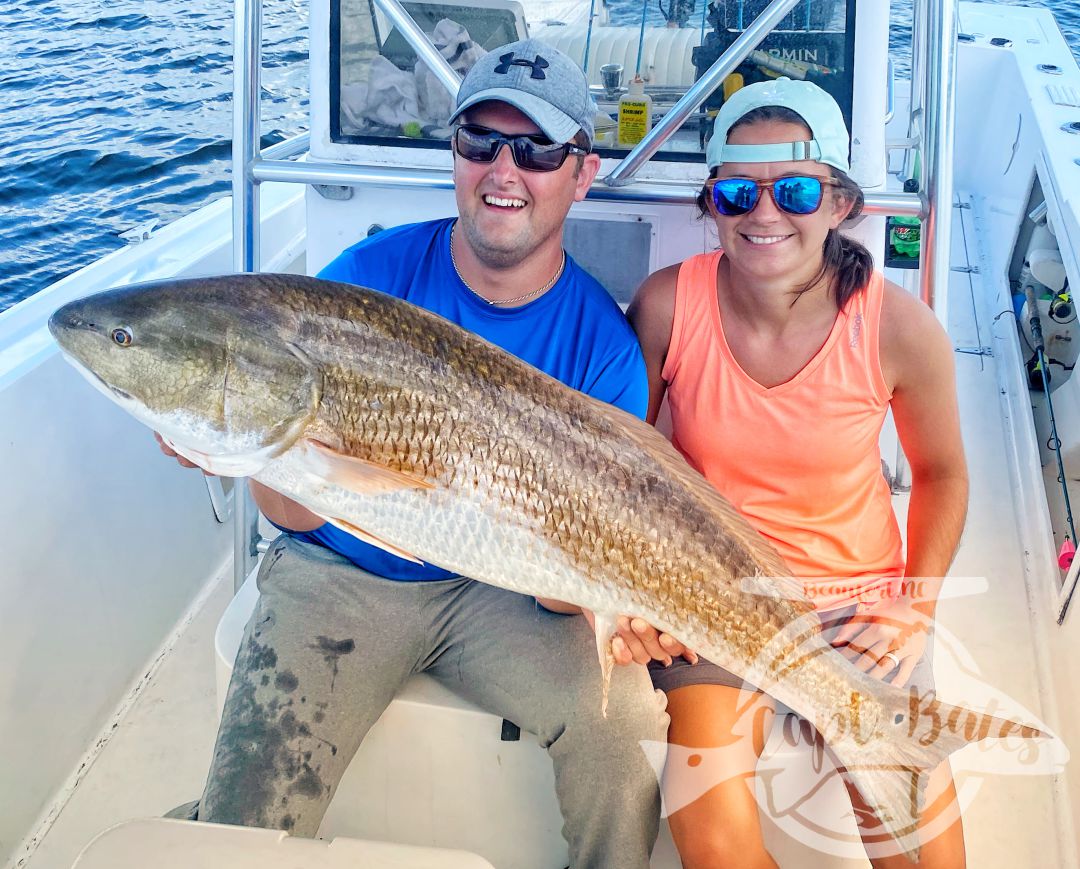 We showed this family from Ohio all the life stages of redfish in one day, from pup pups to slot fish to the adult trophy redfish!