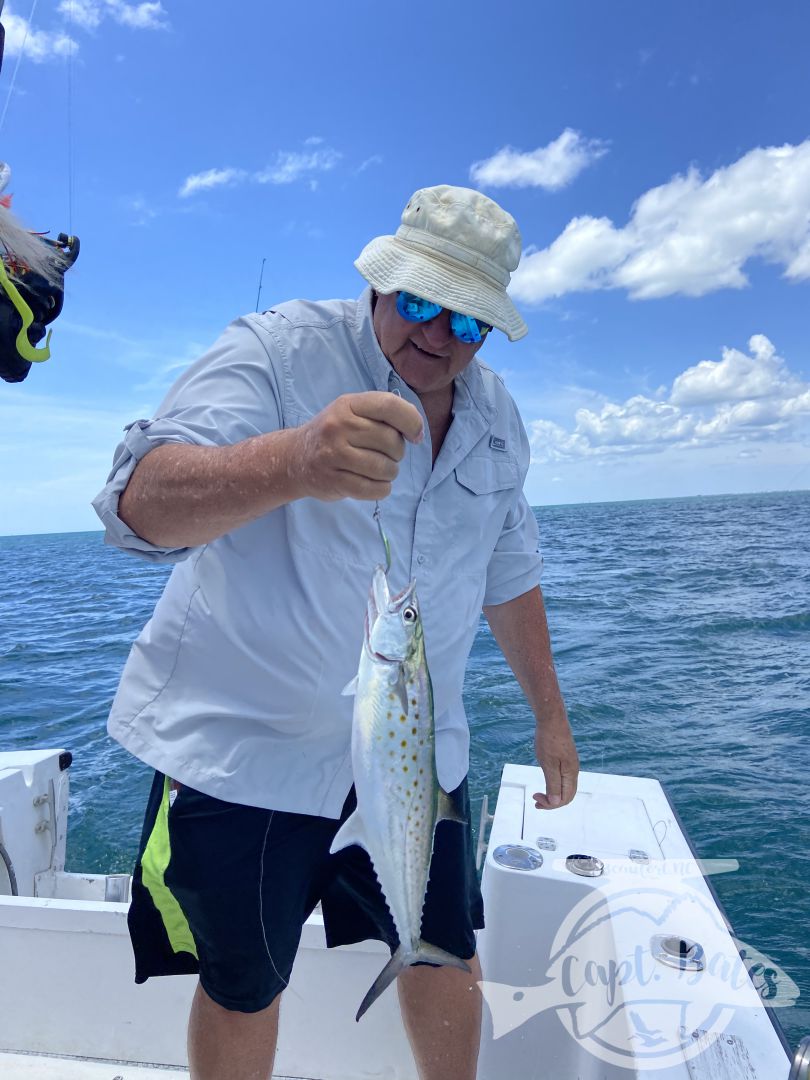 These two brothers just wanted a nice relaxing trip half day trip. We had a good time, caught a bunch of fish. They weren’t interested in keeping any fish or we could have filled the box. Good midday trolling bite.