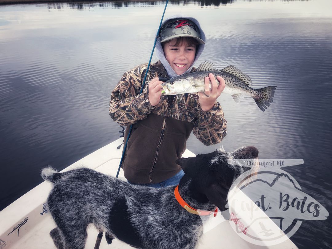 Awesome speckled trout bite on fly rod and ultra lights! So much bait around and the fish with really stacked up thick! Trout fishing is incredible right now and should just get better!