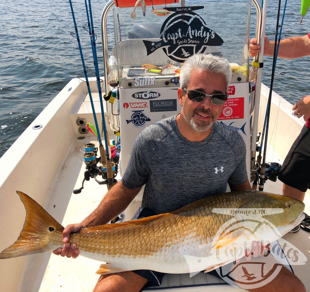 I was fortunate enough to carry a couple of guys from Philly today, that have never been trophy redfish, or red fishing at all for that matter. The wind was up pretty good even before daylight this morning, and had had switched directions after the major storms we had roll in yesterday. I have 4 rules i tell everyone that i take big drum fishing on popping cork and artificial lures. Sometimes we are fishing a general area and any long cast will do, sometimes we are fishing small bait balls and have to make accurate casts to get bit, lately most of what we are doing is targeting specific schools of menhaden and if you don't make your cast count, you will not get bites! My guys today figured that out pretty quick and adjusted! My two favorite things about things about being a fishing guide are teaching someone a technique and then seeing the fruits of their labor when it all comes together.