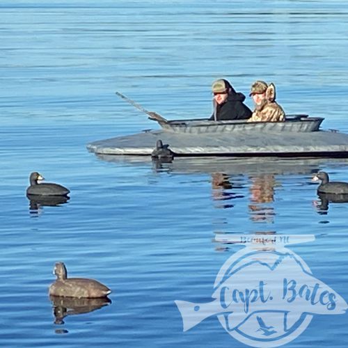 Had a couple fine young men today, wind laid out the nothing over night and birds had shifted pattern a little bit we put the work in and they got their scoter limit and 2 bonus birds out of the layout!