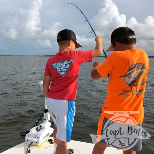 Had a great couple hours this afternoon  with my Son Buddy, and his best friend Corbett! Corbett did an excellent job hooking and fighting these Neuse River buffalo reds! Was super proud of the way Buddy helped him, untangling lines, giving instruction, netting the fish, and encouraging his friend! I think he’s starting to feel the enjoyment from helping others catch their fish of a lifetime!