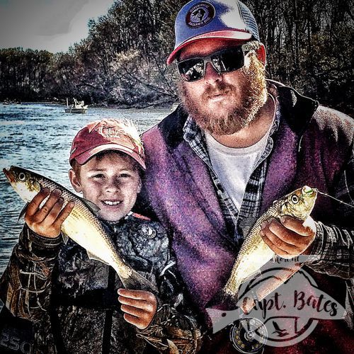 Some Shad fishing with Buddy!