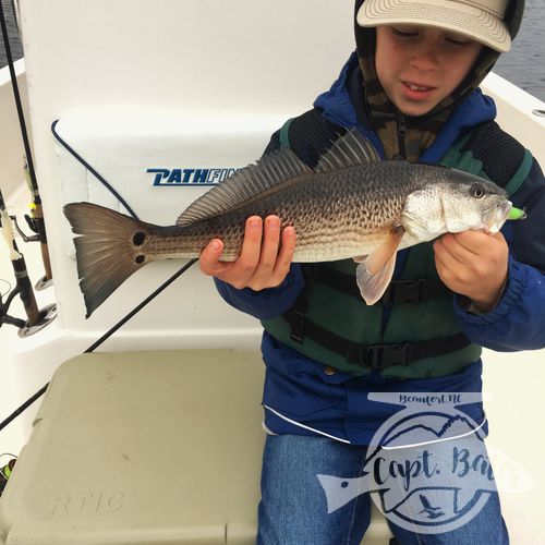 Puppy drum are always a nice surprise when trout fishing!