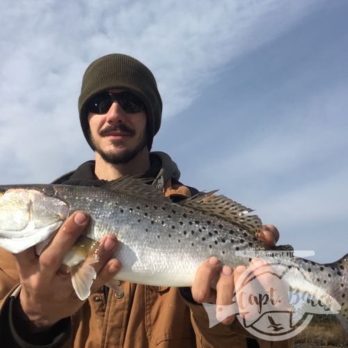 Winter time fun jigging for cold water specks!