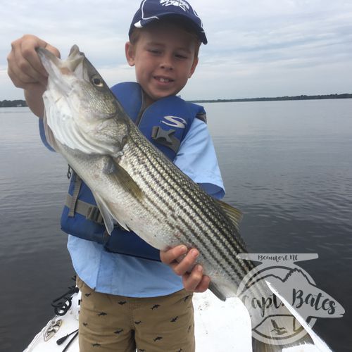 New Bern North Carolina topwater rockfishing at its finest!