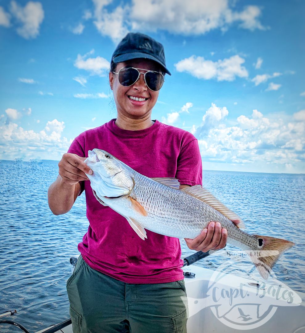 Mr Stephen is a well traveled big game hunter with most NA big game animals under his belt, he understands the grind required targeting serious trophy’s. 

I had no longer reiterated, the fact catching these fish can be a grind when we find ourselves in the middle of an incredible trophy redfish experience. And, it was great for me to experience it with a family that understands how special of a moment it was. 

After that slowed down we went and got on a great slot drum bite! Such an enjoyable family to share the boat with.