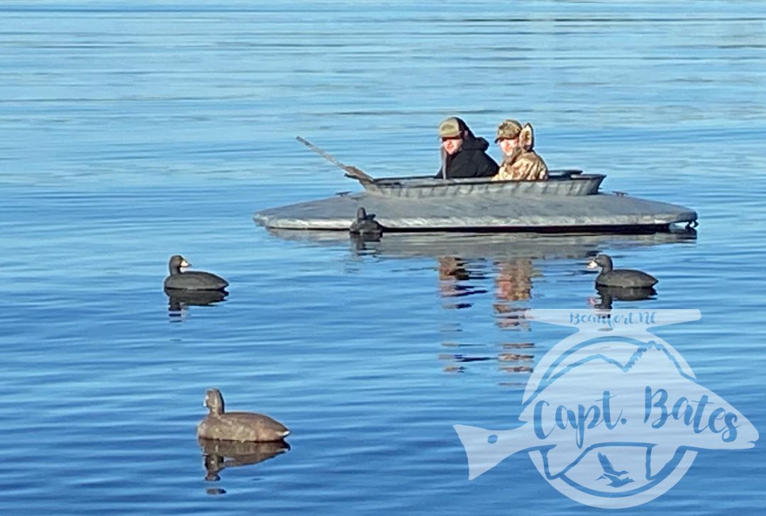 Had a couple fine young men today, wind laid out the nothing over night and birds had shifted pattern a little bit we put the work in and they got their scoter limit and 2 bonus birds out of the layout!