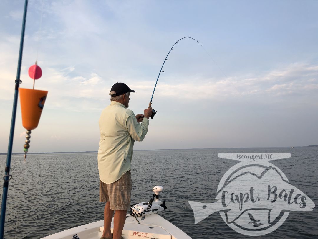 The 4th year was the charm for Mr John and Zach! 2 hurricanes and a death in the family the last 3 years kept them from being able to fish for these Neuse river giants, but as he said today, he was able to get it off his bucket list before he kicked the bucket! Lol we had a tons of fun despite the wind picking up hard out of the east