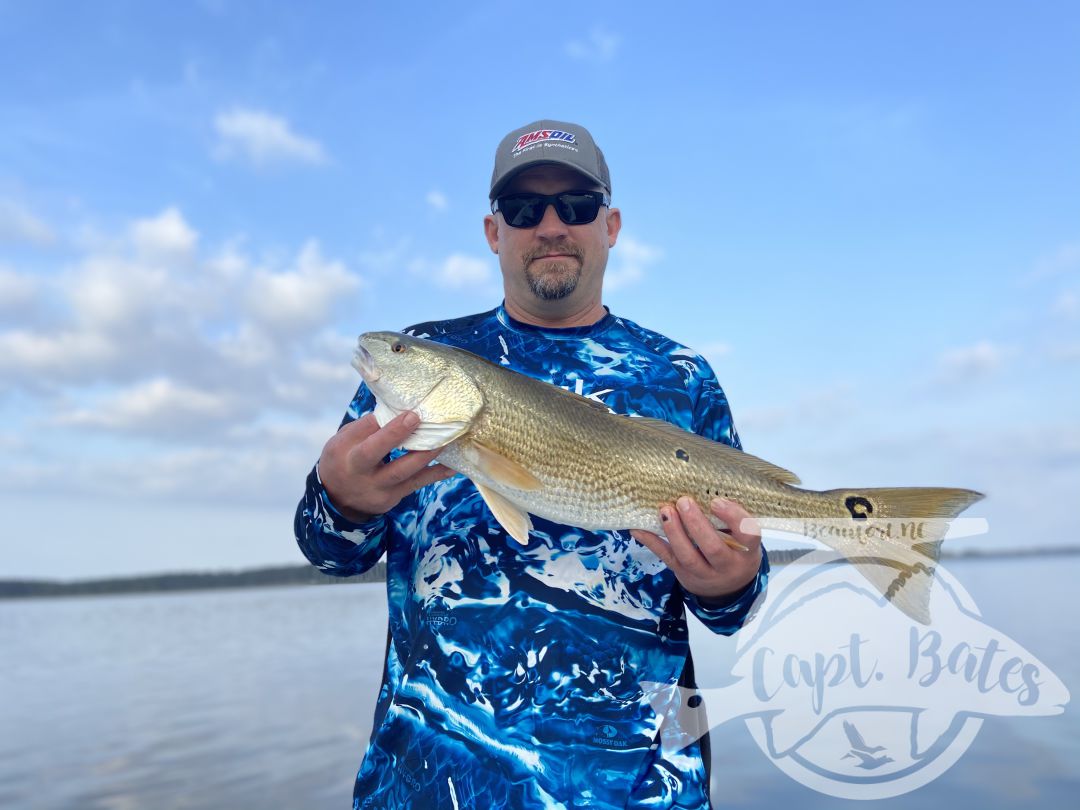 Mr Dan from northern Wisconsin wanted to do something he’s never done before and knock multiple new species off the list. First two fish he put in the boat were  26 7/8” and 26 1/2” on skitterwalks. Some misses and a windshift, got on some smaller trout and plenty of flounder again, before getting a good big trout and redfish bite going trout 18-22” boated and a couple heartbreakers shaking the plug. Great time listening to ice fishing, trapping and duck hunting stories from the wild north land.