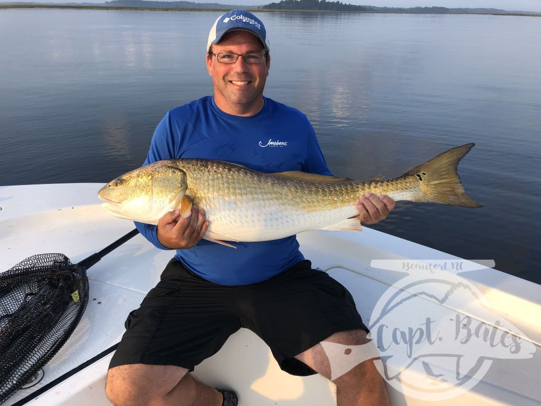 Had two awesome guys from Jersey, that listened well and were a lot of fun to have on the boat today. We worked some scattered bait, stuck with it and it paid off! Caught a bunch, lost a few, thats the way it goes sometimes! They were first time corkers and picked up on the technique quickly, things are quickly getting back to normal after Dorian! 