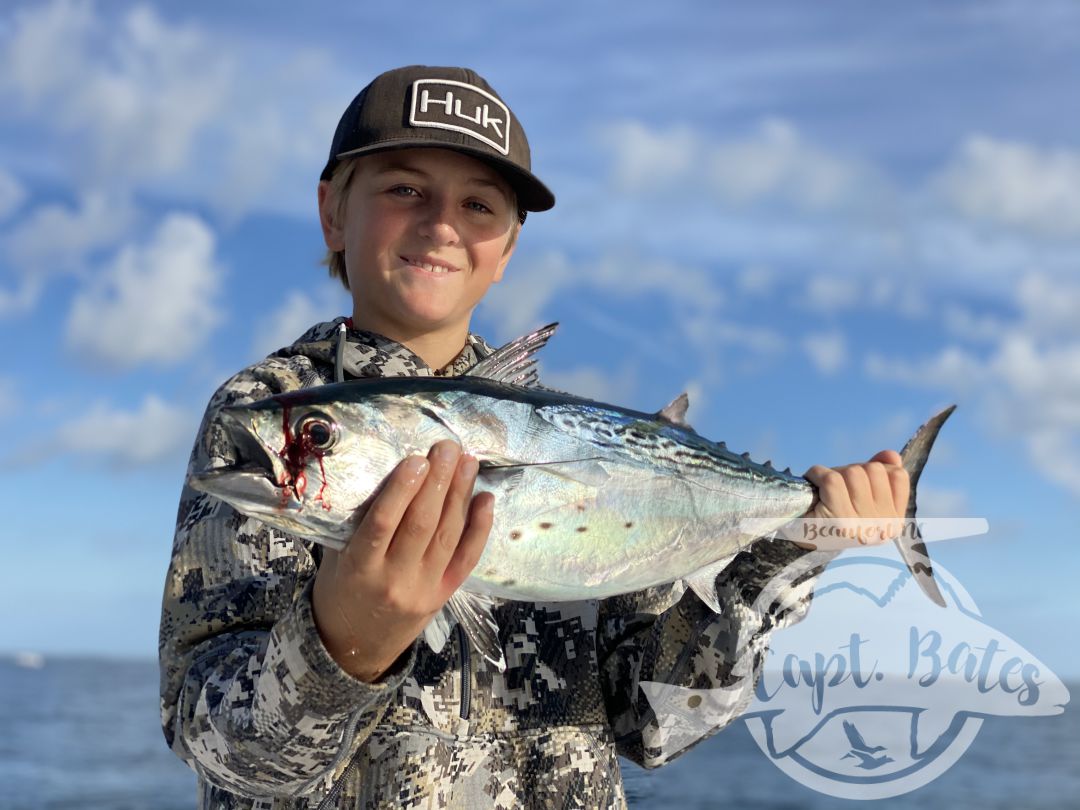 My man Chase came looking his first #albies and he brought a good attitude, an attentive ear, and eagerness to learn! He followed instructions to a T, and absorbed everything like a sponge. It was such a pleasure to show him the ways of the albie addicts. We stayed looking at fish most of the day, it wasn’t always easy but the challenging shots are what makes it fun! He learned some valuable lessons on fighting hard pulling fish that will carry with him for his fishing career. Good luck at your sporting clays event tomorrow buddy!
 @templeforkoutfitters @florida_fishing_products #albiefever #falsealbacore #capelookout #fallfishing #saltwaterfishing #northcarolina #fishinglife #fishingaddict #albiethere #albieaddiction 