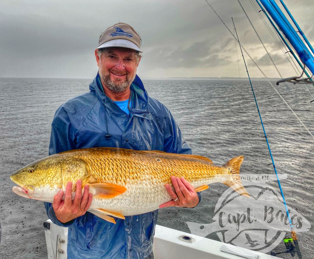 I don’t even know where to start with today’s report...rain band looked like it was going to push north and get out of the way early, it hit the river and grew. We stopped and threw some topwater at trout waiting for it to pass, missed a handful of trout blow ups. Decided to go big redfish corking and found some in the heavy rain. 

Changed gear for a little bit when it slicked out and everyone caught slot redfish on topwater. Mr lee missed a blowup and his buddy asked if he wanted him to show him, the fish, Lee told him ya, well he did! He threw over to the same spot hooked the fish and it had a $100 tag in it! 