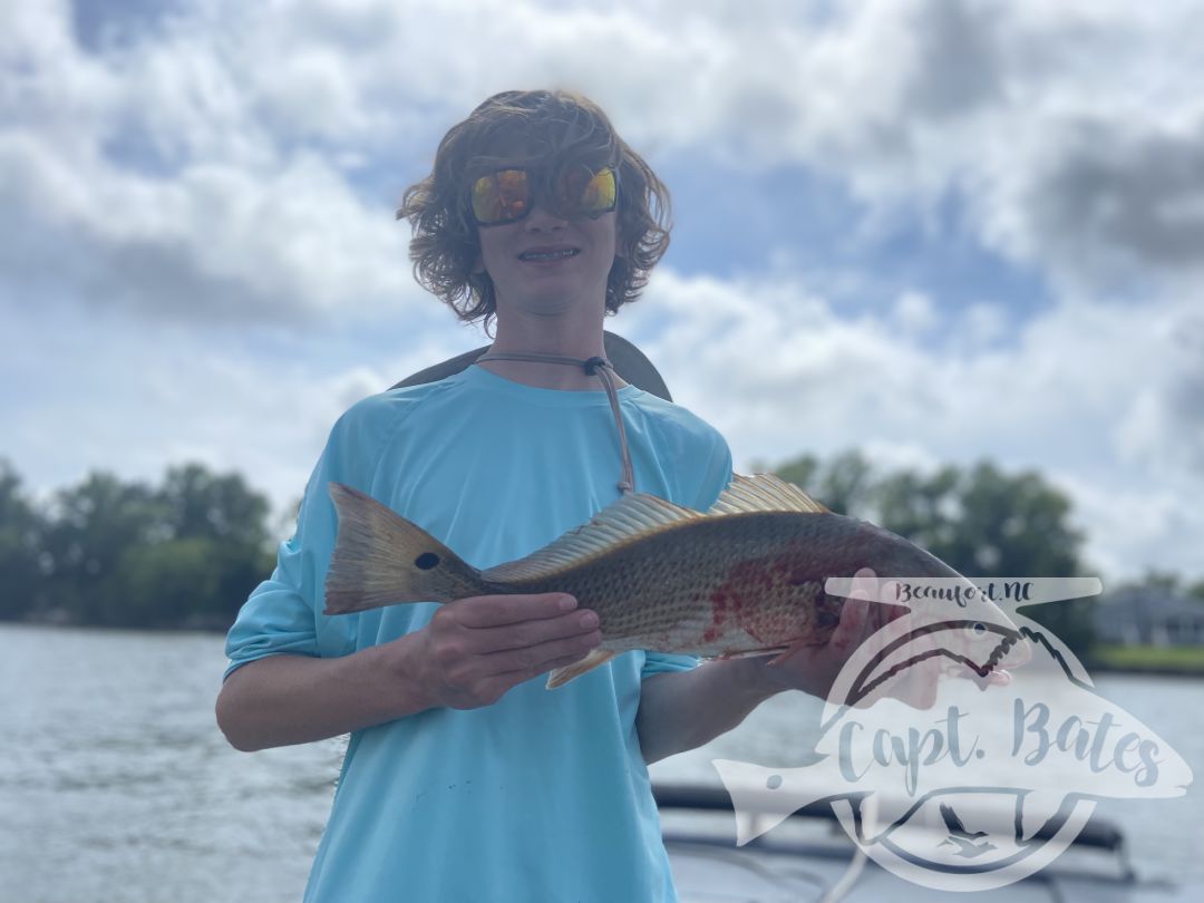 Had three young men and their dads this morning catching Spanish, flounders, bluefish and the fish they nicknamed “Loser fish”(lizard fish) 