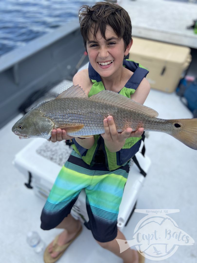 First thing this morning We covered casting with the kids explained the game plan, and they fished hard picked away at redfish throwing artificial lures. Little sister 9yo had the hotstick and showed the boys how it’s done! Pleasure to be able to introduce all 4 anglers to their first ever redfish!