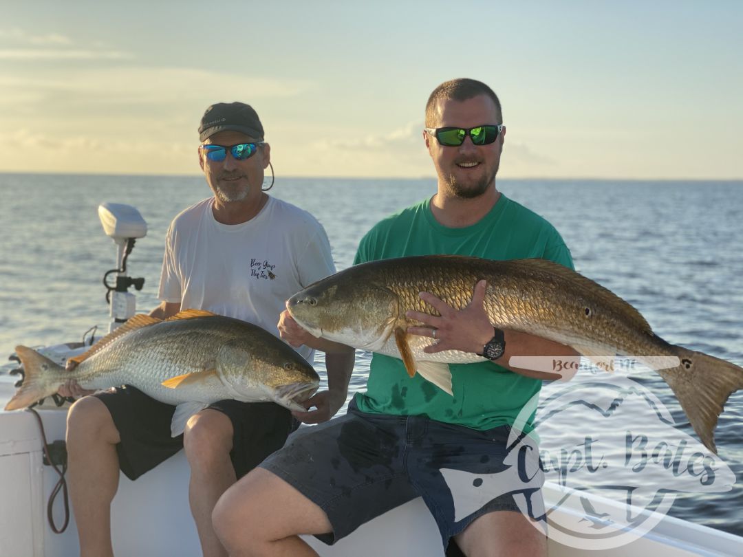 Finally the big fan shut off and we were able to get back after the trophy red fish! Hurricane 2 years ago and a bad nor Easter last year kept us from getting after em! But the Prevette’s wait finally paid off with gold!