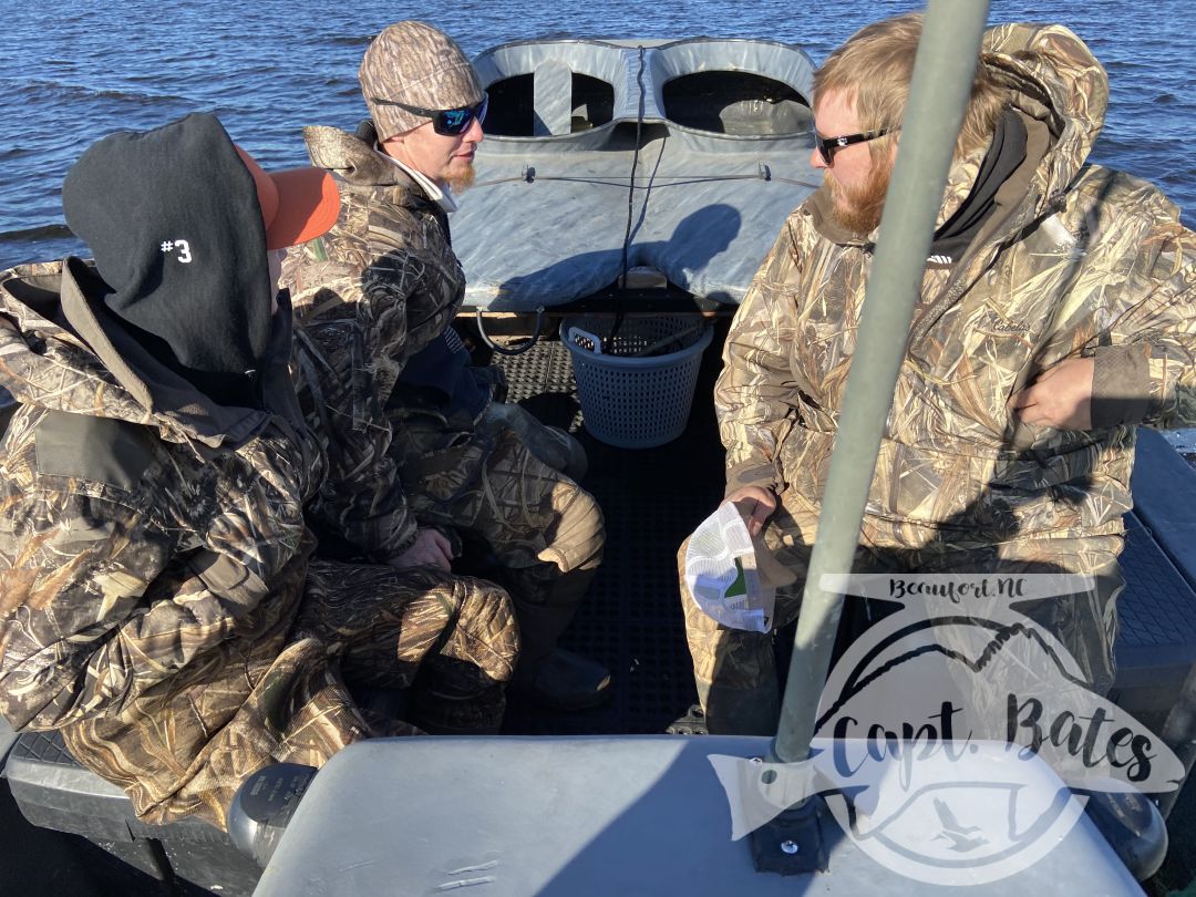 Once these first time layout boat hunters got in the grove it was on!