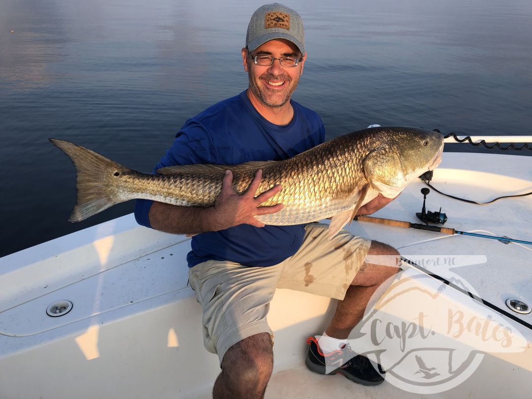 Had two awesome guys from Jersey, that listened well and were a lot of fun to have on the boat today. We worked some scattered bait, stuck with it and it paid off! Caught a bunch, lost a few, thats the way it goes sometimes! They were first time corkers and picked up on the technique quickly, things are quickly getting back to normal after Dorian! 