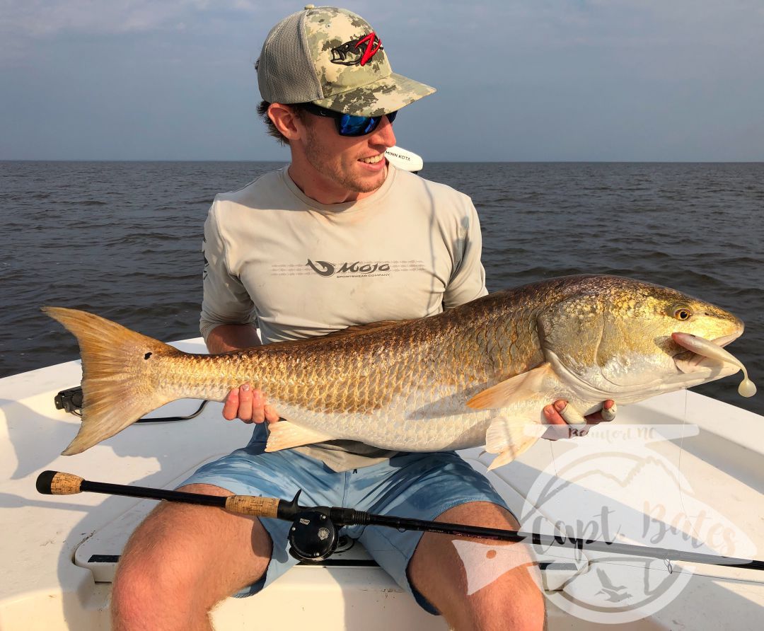 Had a chance to get Buddy and some friends out today. First day fishing since the hurricane, water was fairly clean, bait was a little more scarce then pre-storm, but still plenty of bait up top(if you could keep other boats from running over top of it!) 

Very excited to have such good conditions so soon after Dorian and am expecting a good last few weeks of fishing! 

Buddy caught his fish all on his on, on the TFO inshore rod and Osprey 5000 reel, using popping cork, when I measured it he said “it’s only 46inches” the boy doesn’t know how good he’s got it haha.

Owen caught his citation drum throwing a heavy Storm swim bait to baitballs and yo-yoing it underneath.