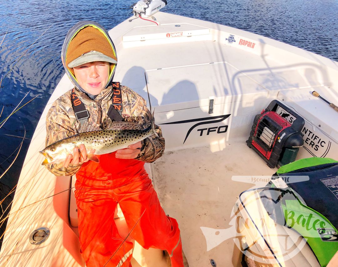 Short scouting trip exploring, with my number 1 fishing Buddy in pretty brutal conditions this morning! Didn’t have much time before ballgames but we made it happen with some quality fish!