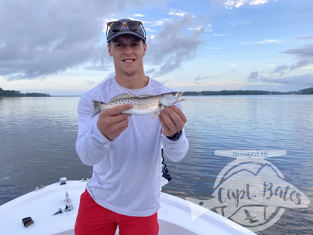 Great morning inshore fishing with this crowd from Minnesota. Tons of pullage from specks and slot redfish!