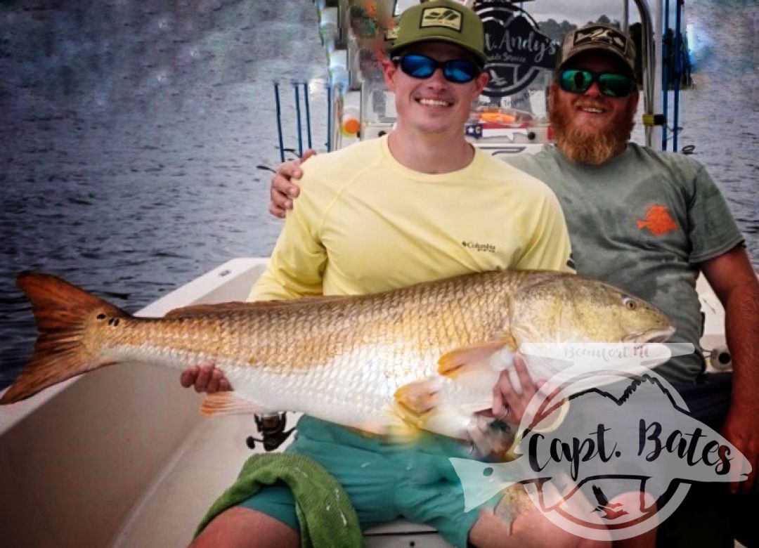 Nathan with his first ever citation trophy redfish! There are few satisfactions i get, that equals that of seeing anglers hook, fight, and hold their first ever trophy drum! 