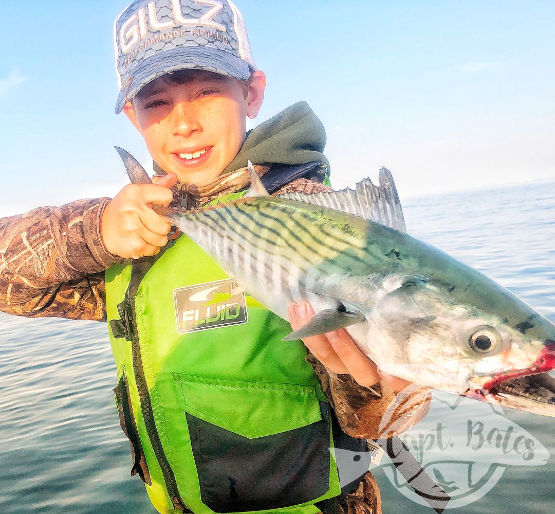 Beautiful day and Epic nearshore fishing with my main man Buddy. We caught Bonitos about every way possible! Then found some jumbo albies along the beach that wore my man out, he napped 3 times before we got home! He complained his arms hurt, very successful day!