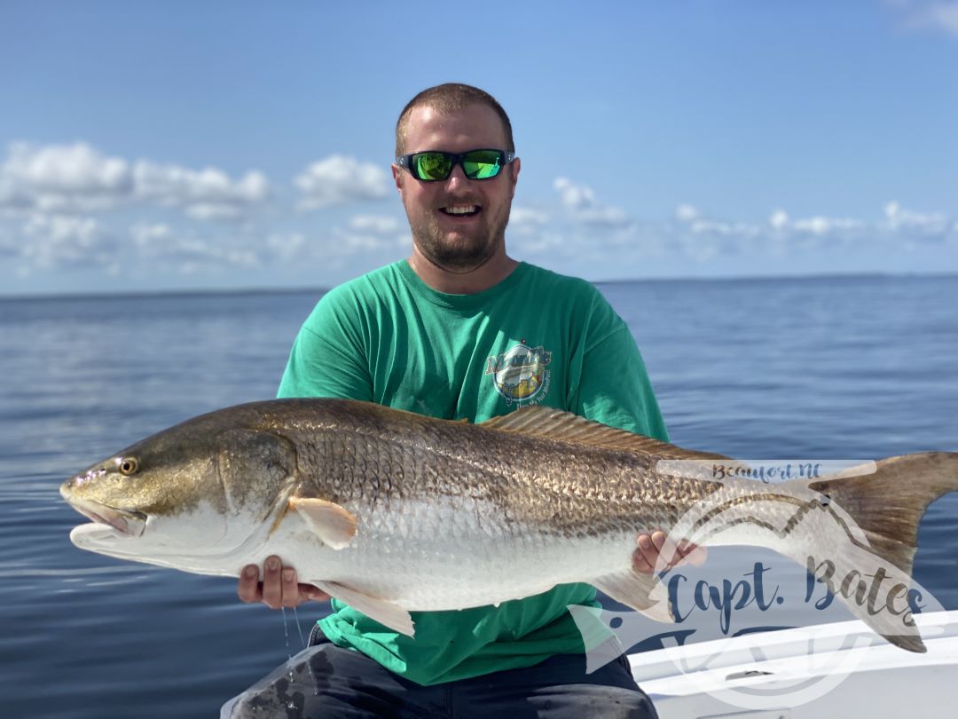 Finally the big fan shut off and we were able to get back after the trophy red fish! Hurricane 2 years ago and a bad nor Easter last year kept us from getting after em! But the Prevette’s wait finally paid off with gold!