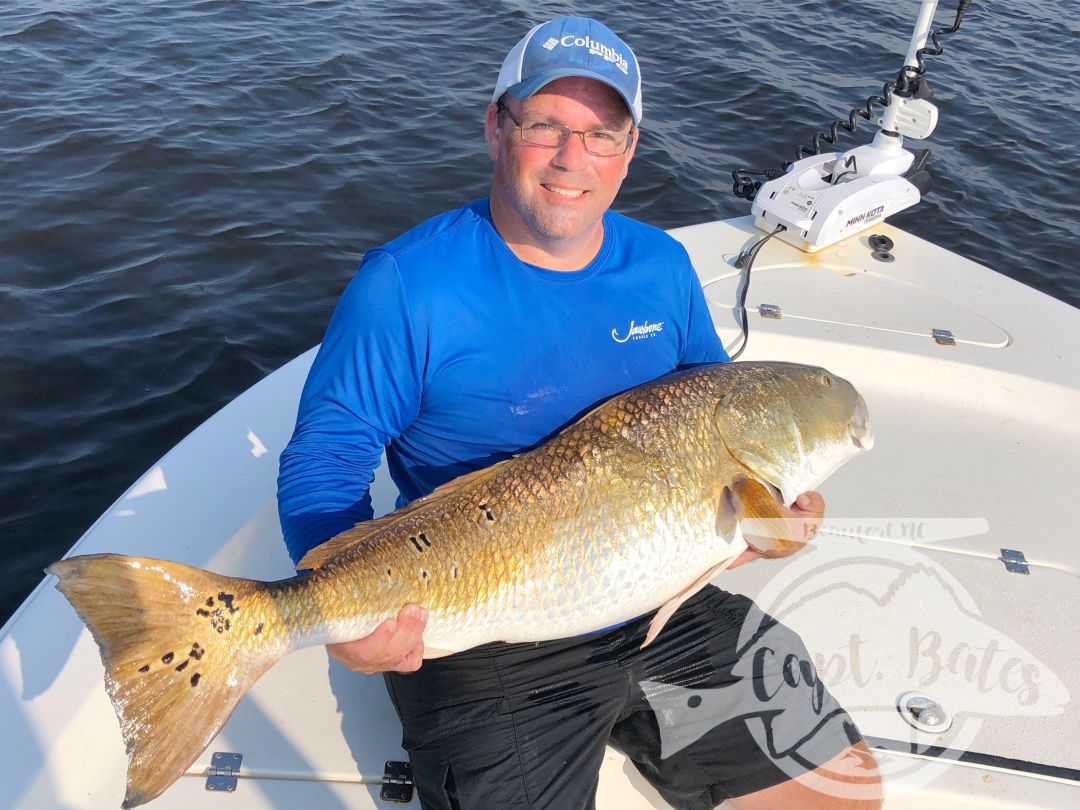 Had two awesome guys from Jersey, that listened well and were a lot of fun to have on the boat today. We worked some scattered bait, stuck with it and it paid off! Caught a bunch, lost a few, thats the way it goes sometimes! They were first time corkers and picked up on the technique quickly, things are quickly getting back to normal after Dorian! 