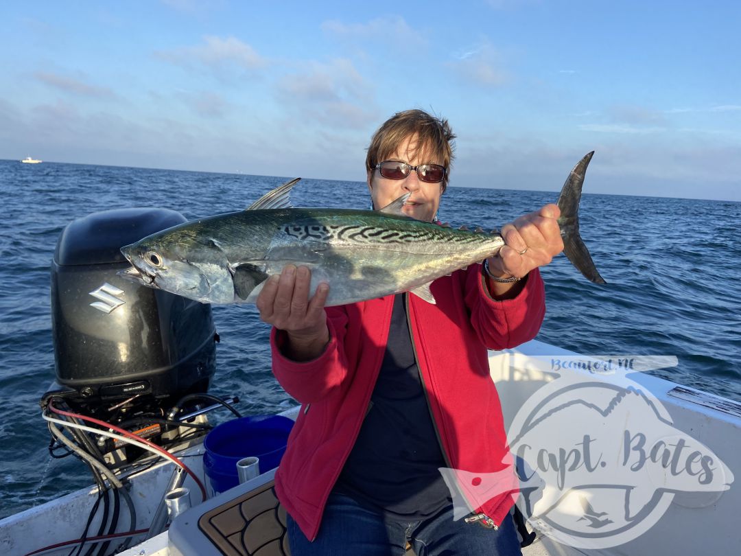 False albacore fishing remains great most days! Also seeing excellent Spanish mackerel fishing!