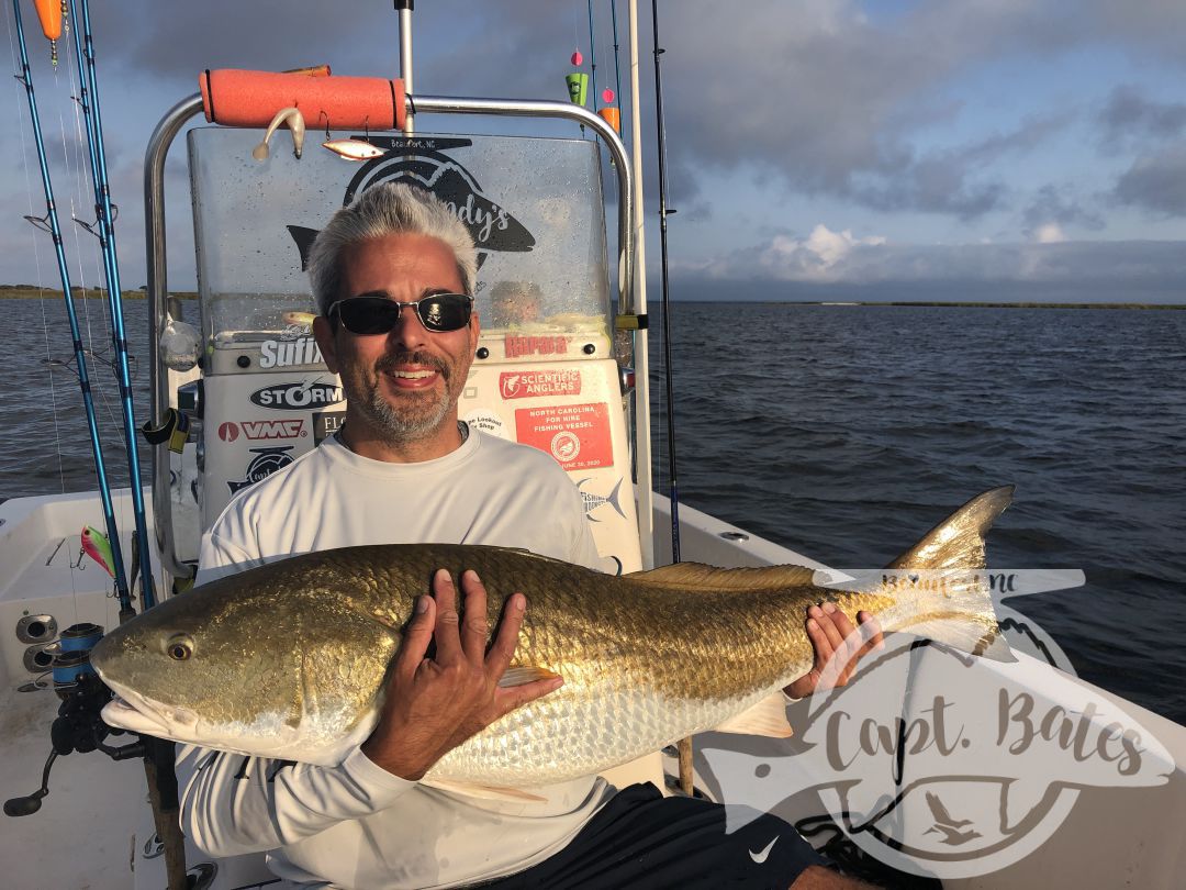 I was fortunate enough to carry a couple of guys from Philly today, that have never been trophy redfish, or red fishing at all for that matter. The wind was up pretty good even before daylight this morning, and had had switched directions after the major storms we had roll in yesterday. I have 4 rules i tell everyone that i take big drum fishing on popping cork and artificial lures. Sometimes we are fishing a general area and any long cast will do, sometimes we are fishing small bait balls and have to make accurate casts to get bit, lately most of what we are doing is targeting specific schools of menhaden and if you don't make your cast count, you will not get bites! My guys today figured that out pretty quick and adjusted! My two favorite things about things about being a fishing guide are teaching someone a technique and then seeing the fruits of their labor when it all comes together.