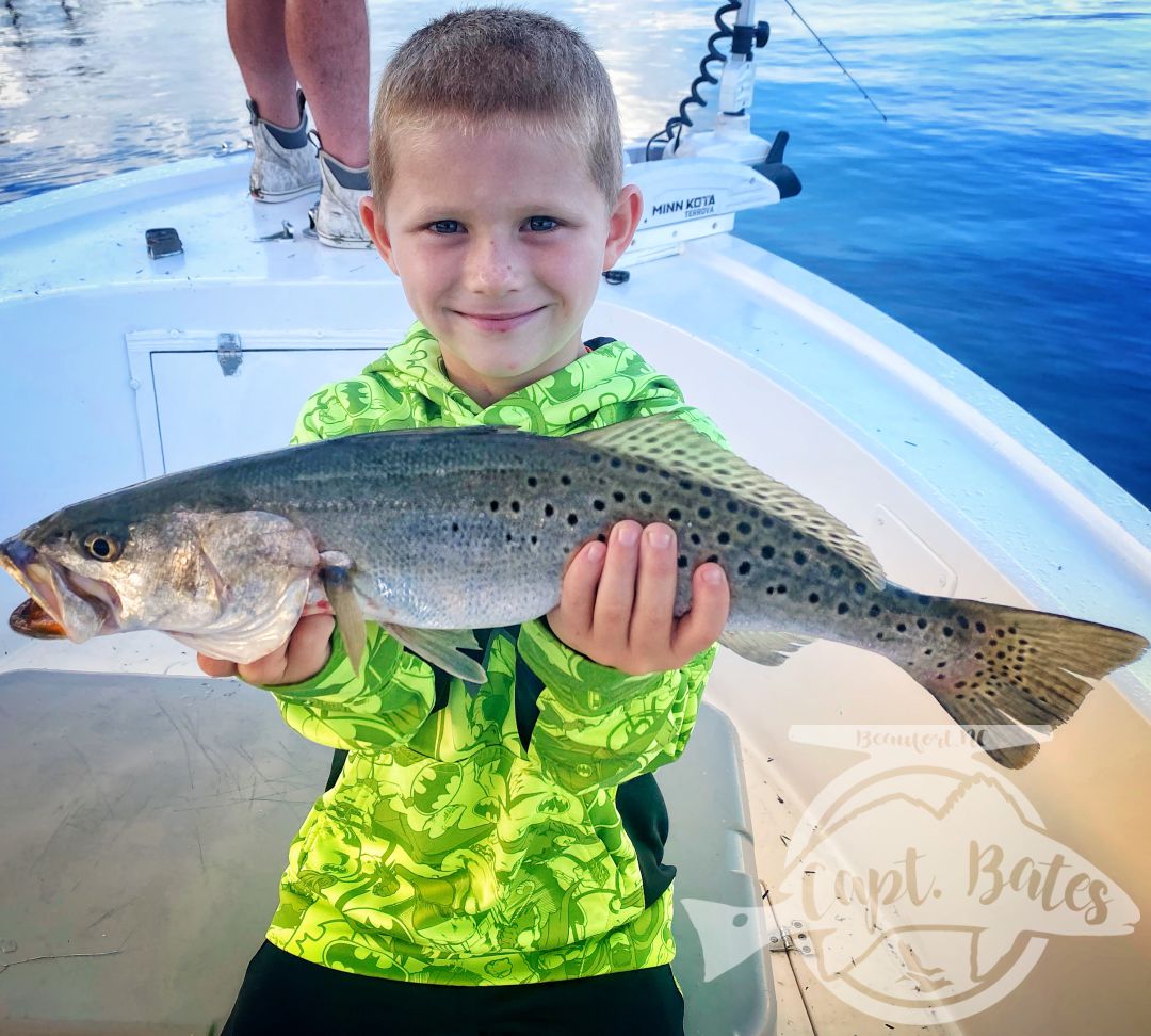 Does it always work out like today? Nope, but this is a perfect example of why we meet at the dock before making foul weather decisions. By all accounts today shoulda been a wash out, but turned out perfect!

My good long time buddy Jason Tucker booked a trip to treat one of his guys that’s leaving the area soon, to some big drum fishing before he left. Found a good size school crushing it early, witnessed a massacre, and checked that off the list, so we went caught a bunch of nice specks on topwater, before going to catch slot redfish on corks! Of course Paxton had to top mr Rick in every double pic 