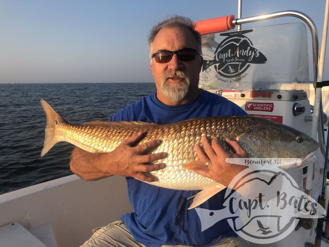Mr Gary holding his first ever trophy redfish! These guys worked extremely hard on a tough day and it paid off! Mr Gary has been wanting a monster redfish for several years and he made it happen! Such a pleasure to fish with!