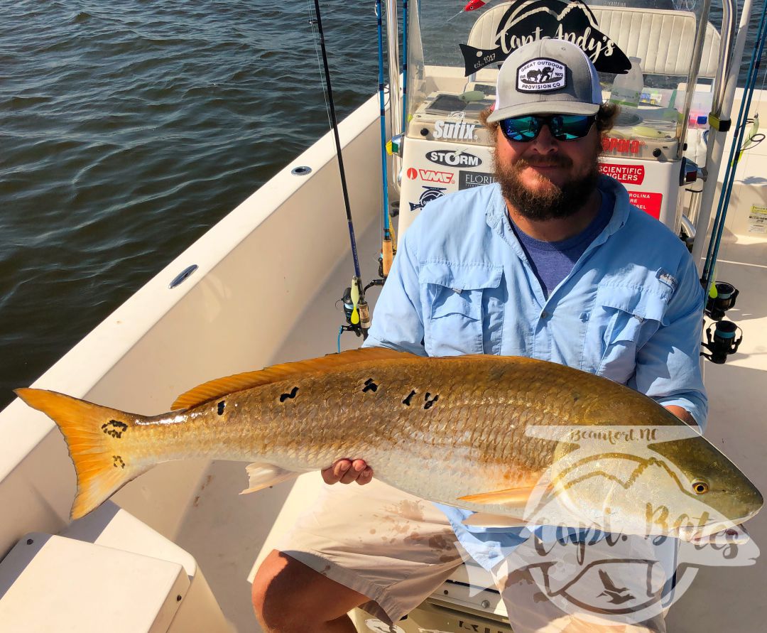 Great day for Andrew! He’s no stranger to these trophy reds, and it shows! From the way he fought them, putting lots of pressure on them to get them in quick, to the way he knew how to revive and release them! Had a ton of fun with this bachelor party group this afternoon, what a great idea! 