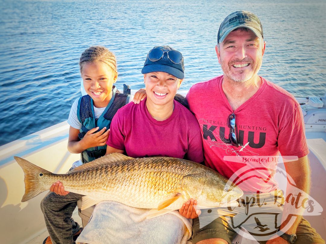 Mr Stephen is a well traveled big game hunter with most NA big game animals under his belt, he understands the grind required targeting serious trophy’s. 

I had no longer reiterated, the fact catching these fish can be a grind when we find ourselves in the middle of an incredible trophy redfish experience. And, it was great for me to experience it with a family that understands how special of a moment it was. 

After that slowed down we went and got on a great slot drum bite! Such an enjoyable family to share the boat with.