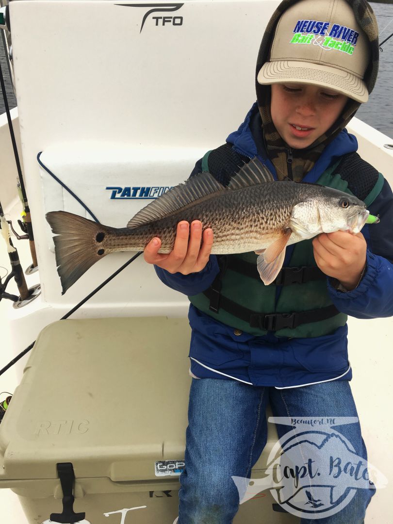 Puppy drum are always a nice surprise when trout fishing!