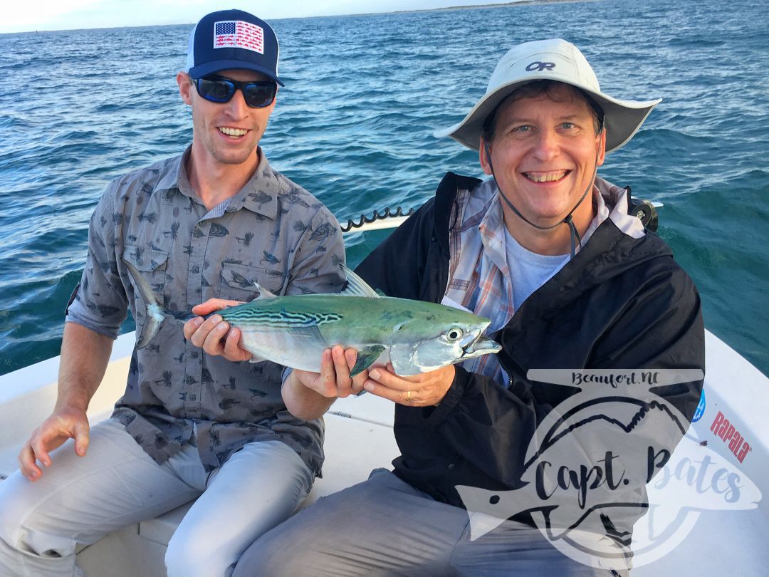 Dads first ever false albacore on a great father/trip!