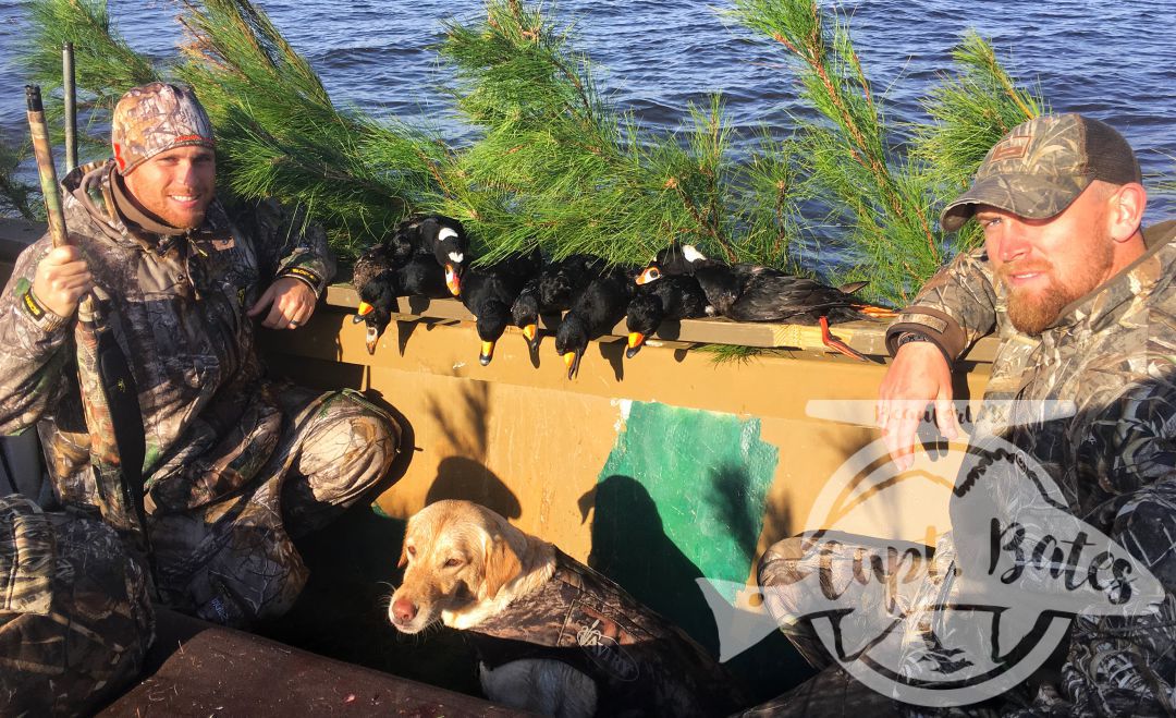 Great two man limit during the North Carolina special sea duck season!